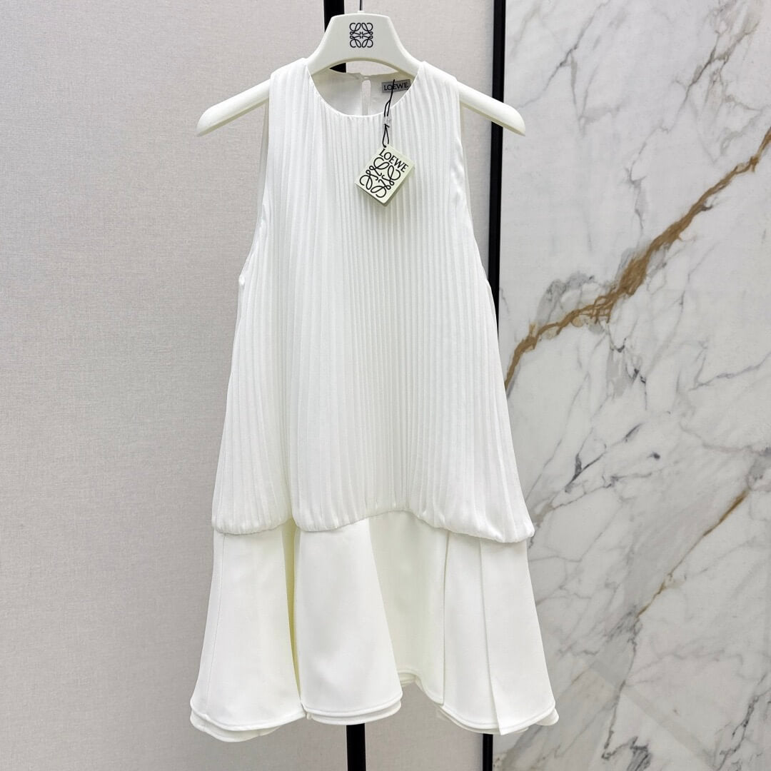 Clean-Flounce Shift Dress