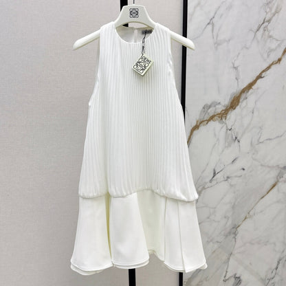 Clean-Flounce Shift Dress
