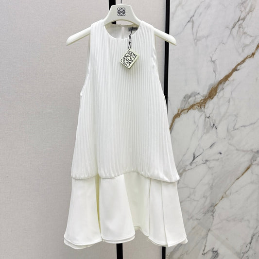 Clean-Flounce Shift Dress