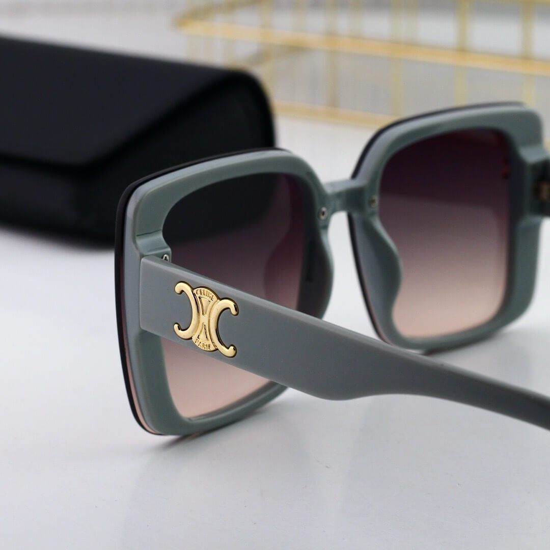 Full Frame Metal Pattern Sunglasses