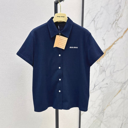 Unstructured Camp Collar Knit