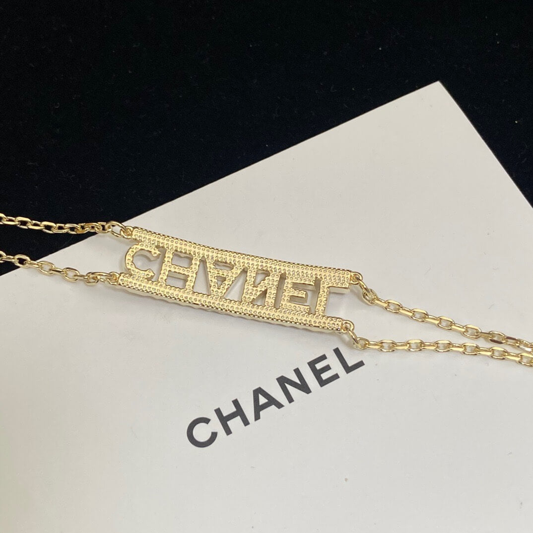 Classic Double-Layer Letter Bracelet