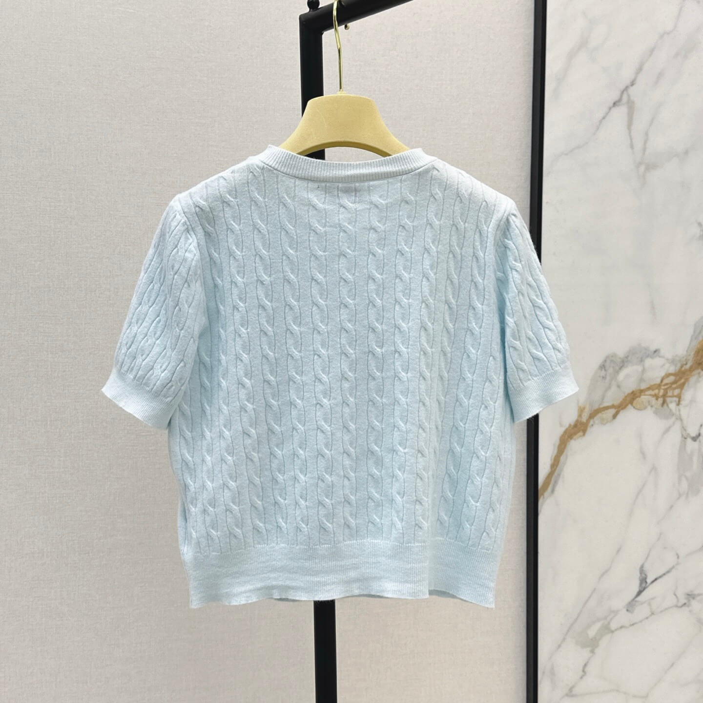 Fresh & Layered Knit Short-Sleeve Top
