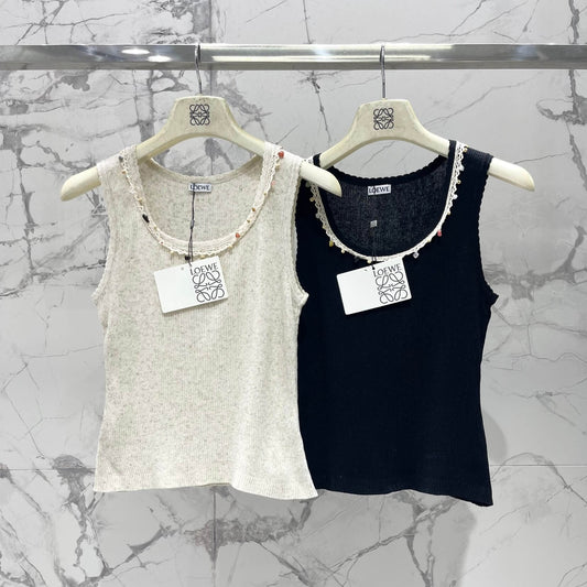 Slim-Fit Colorblock Sleeveless Shell Top