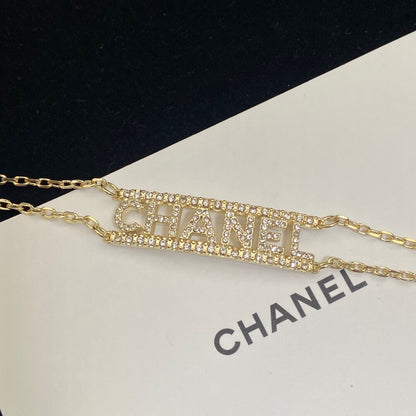 Classic Double-Layer Letter Bracelet