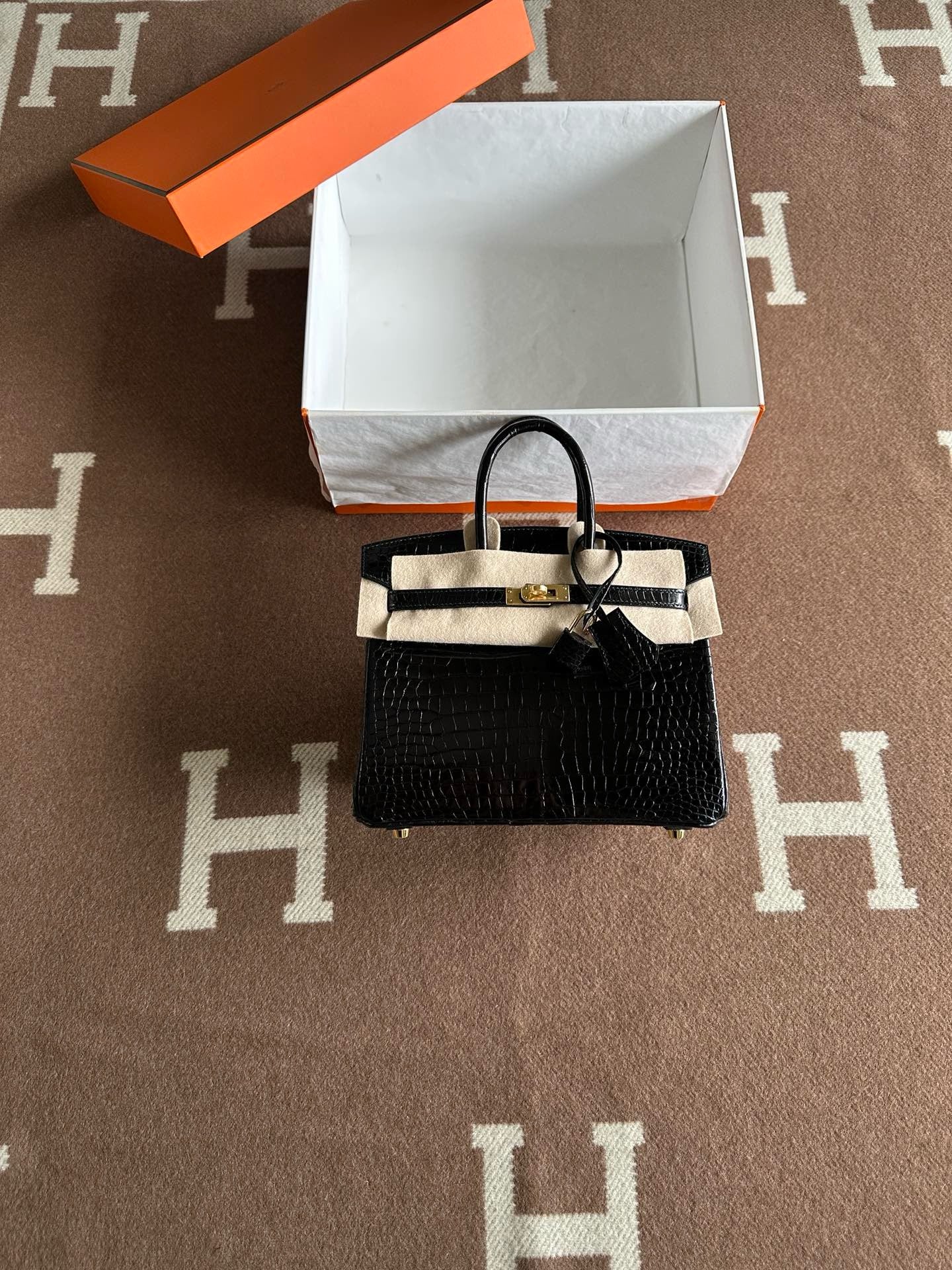 H crocodile handmade