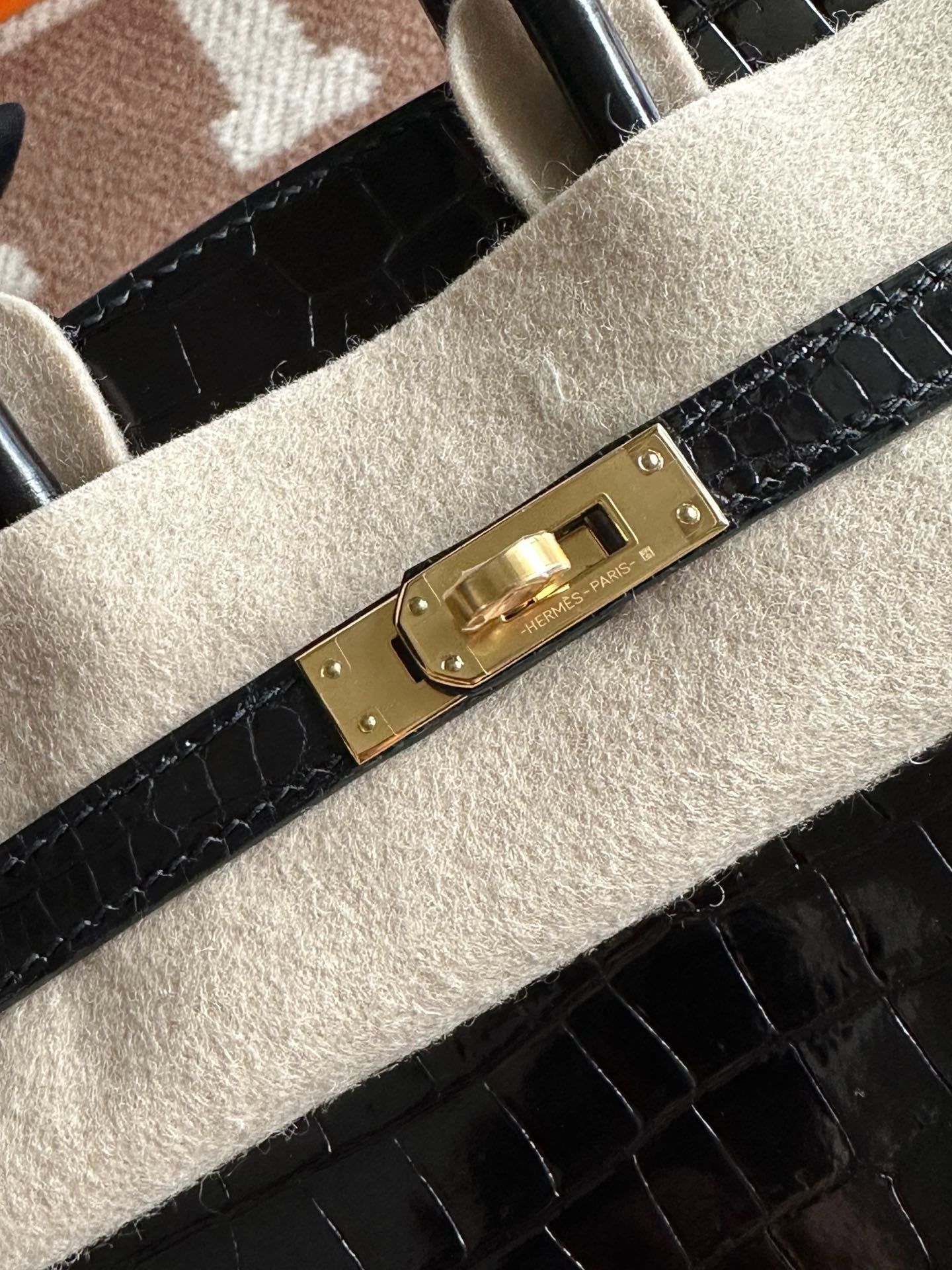 H crocodile handmade