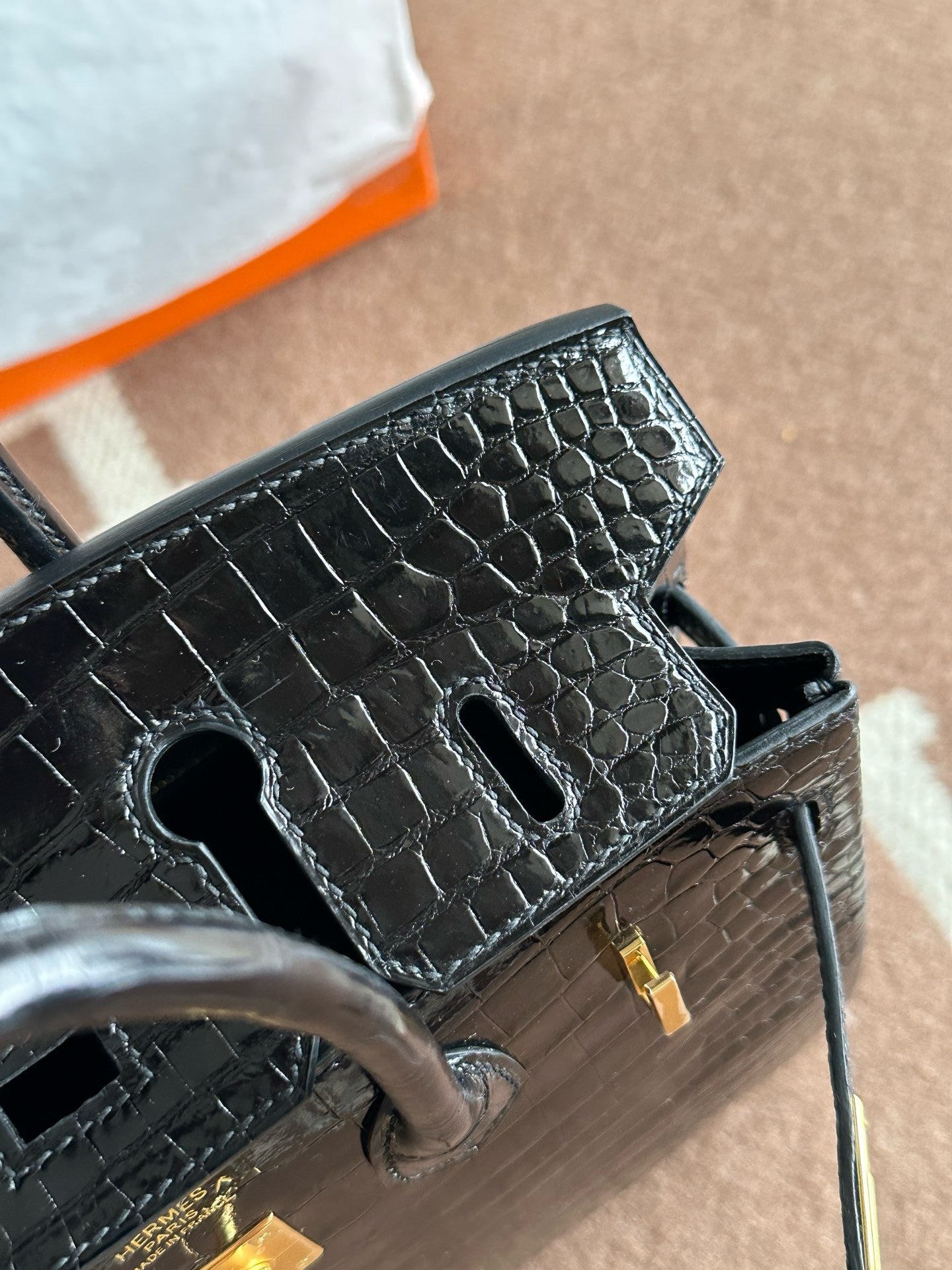 H crocodile handmade