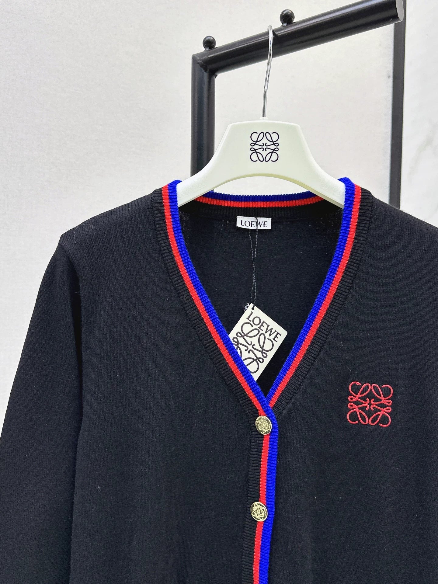 25fw Embroidered decorative cardigan