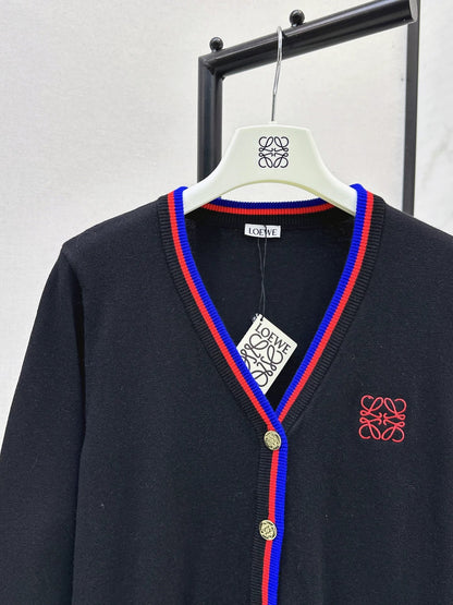 25fw Embroidered decorative cardigan