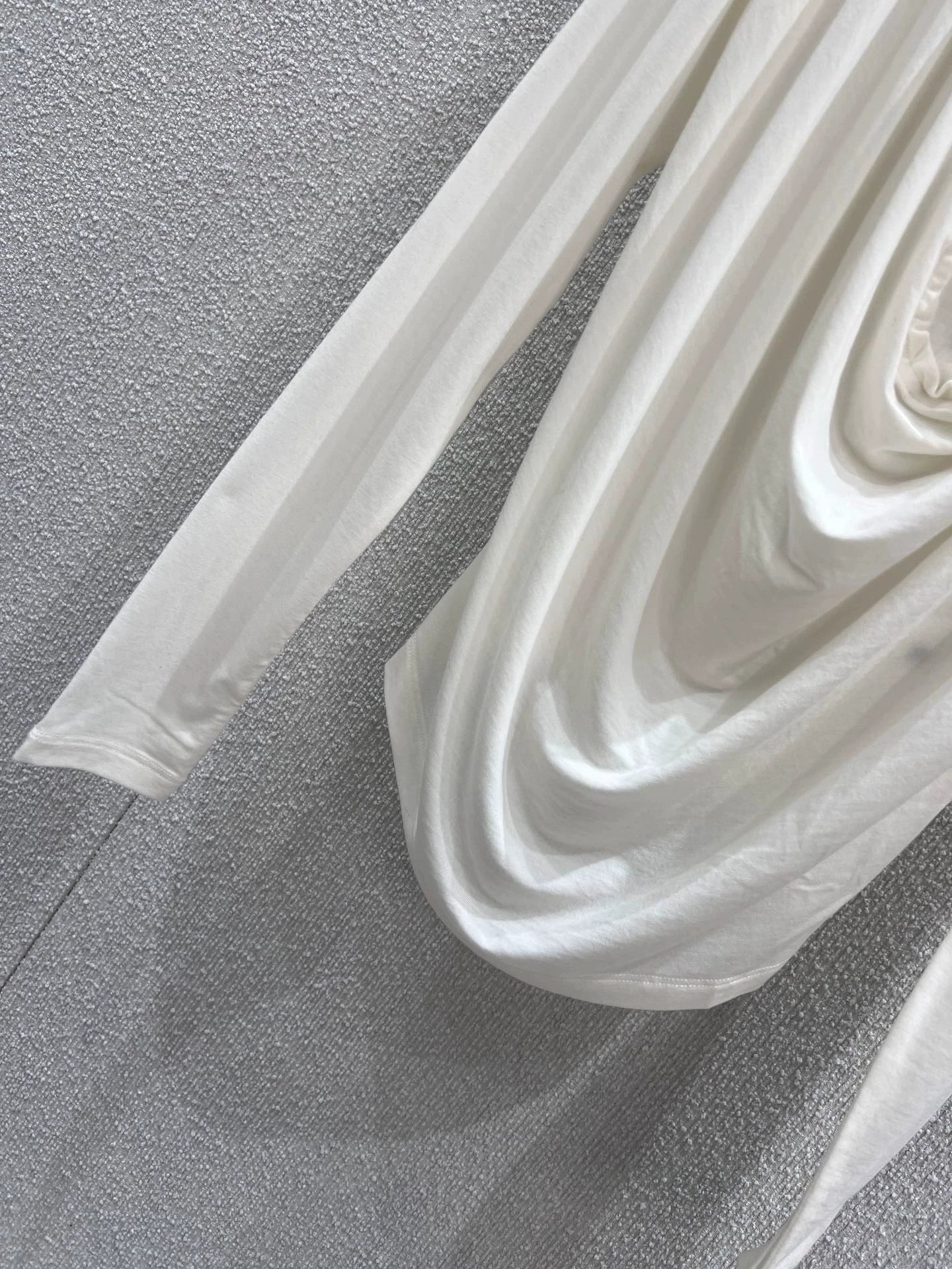 25fw Polo collar elastic long sleeved T-shirt