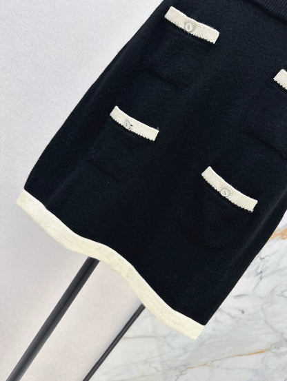 25fw Pocket Decorative Half Skirt