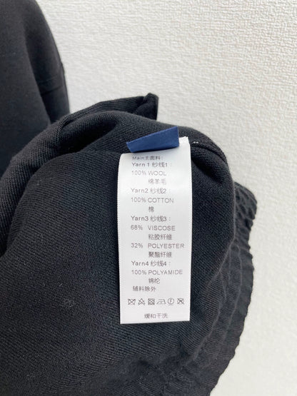 Vintage jacquard stand up collar cardigan