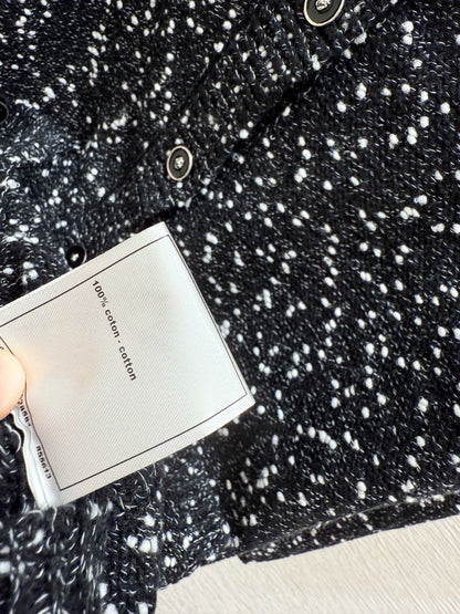 25fw Polka dot knitted dress