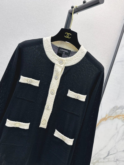 2025 Knitted long sleeved top