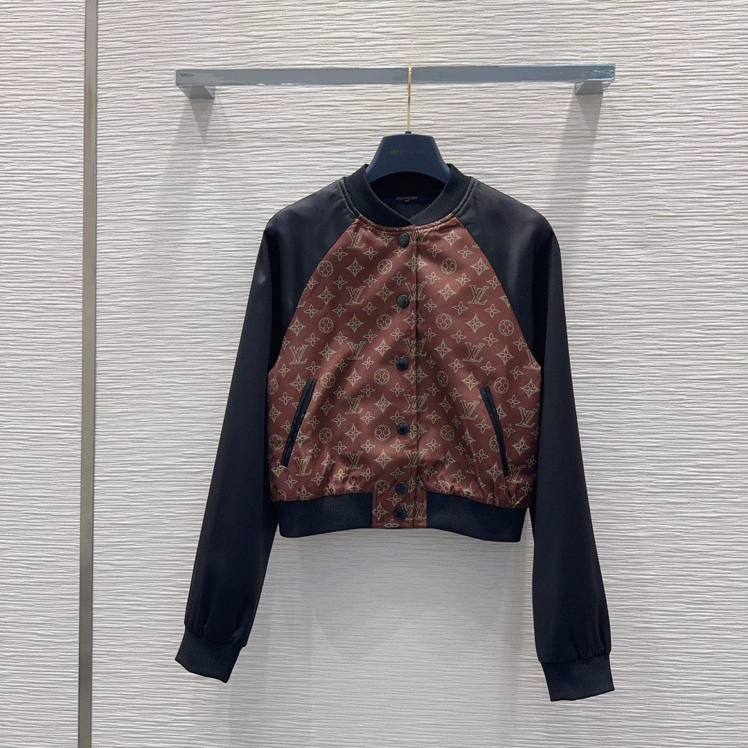 25fw Splicing baseball jacket