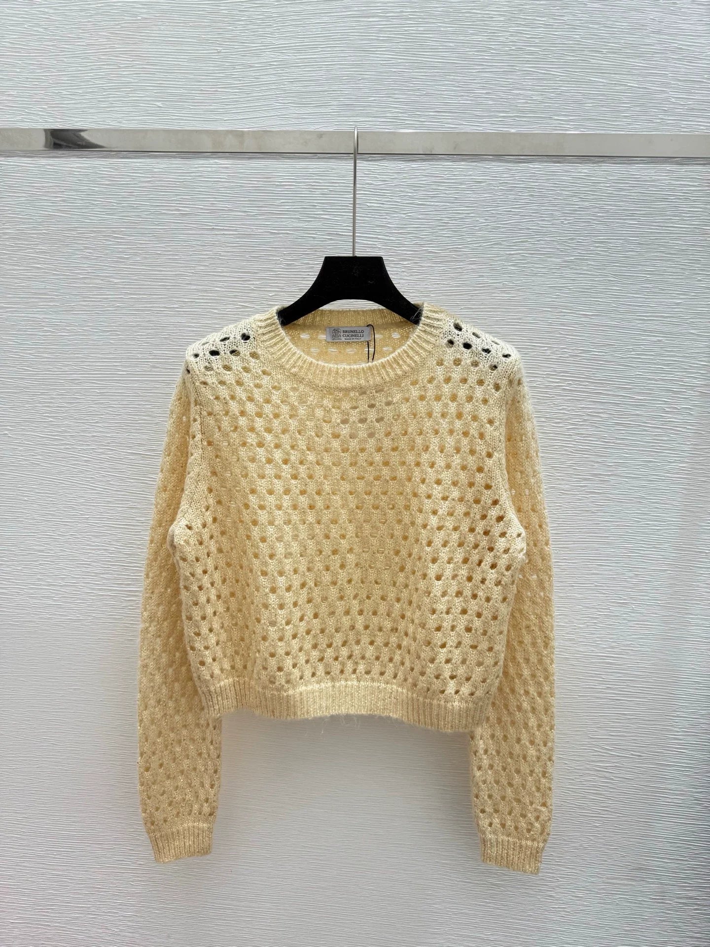 25fw Hollow knit sweater