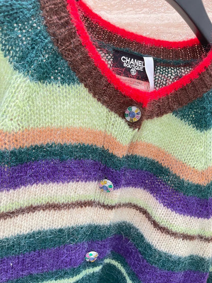 25fw Contrasting cardigan(vintage series)