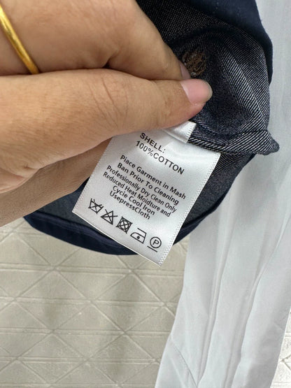 25fw Splicing denim shirt and pants set