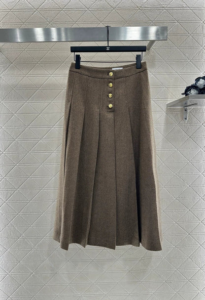 25fw Blazer and midi pleated skirt set