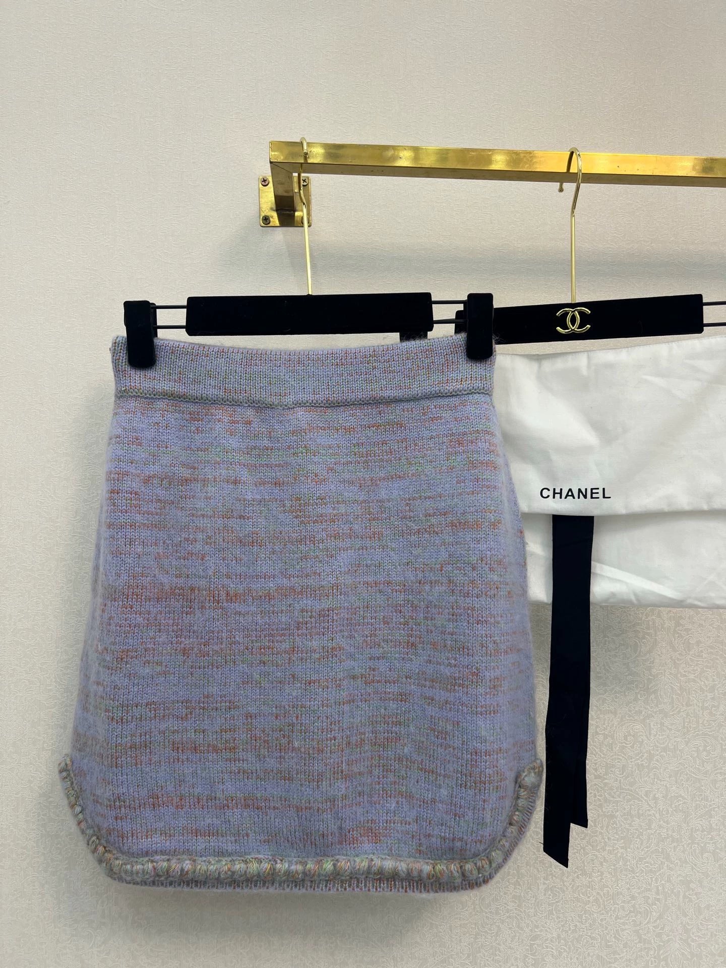 25fw Purple knitted cardigan