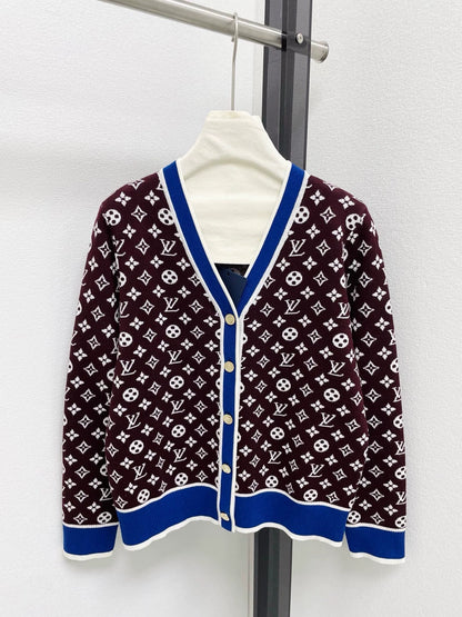 25fw Manlaohua V-neck cardigan