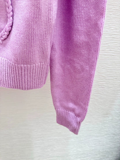 25fw Letter jacquard sweater