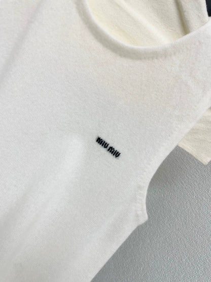 25fw Contrasting jacquard vest