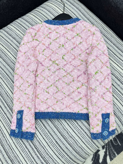 25fw Color blocking pocket cardigan