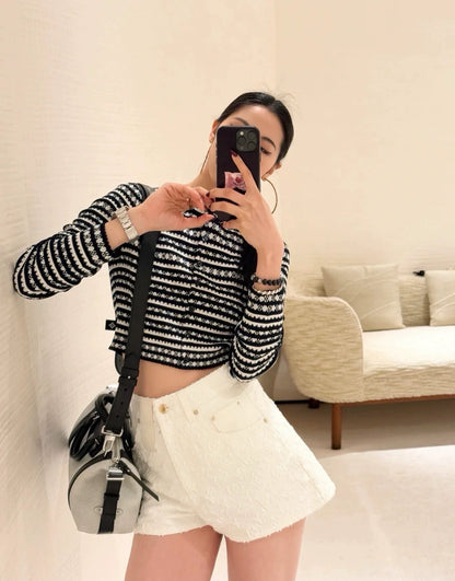 25 Spring and Summer Vacation New Arrivals Knitted Long Sleeve Cardigan