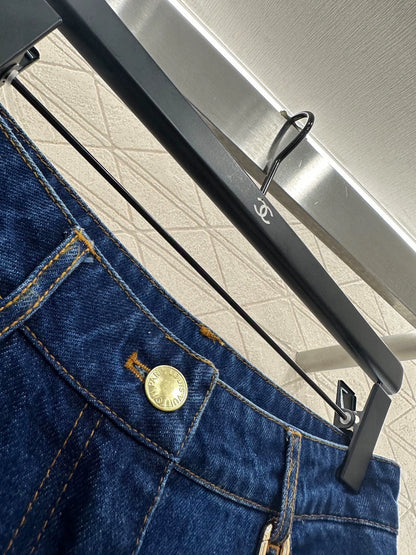 25fw Cat pendant straight leg jeans