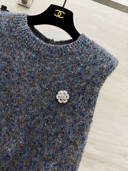 25fw Colorful reversible vest