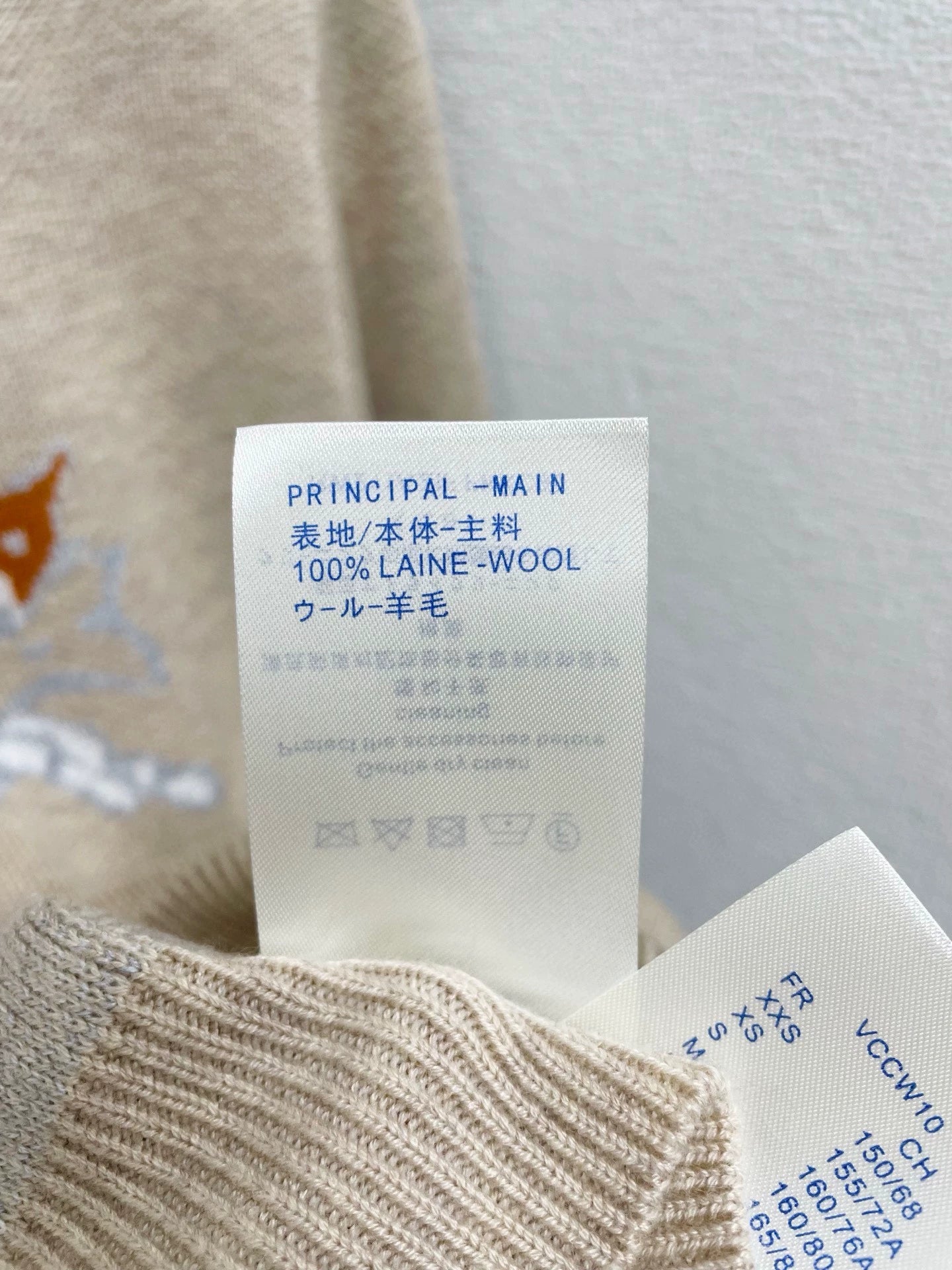 25fw Fox pattern wool sweater