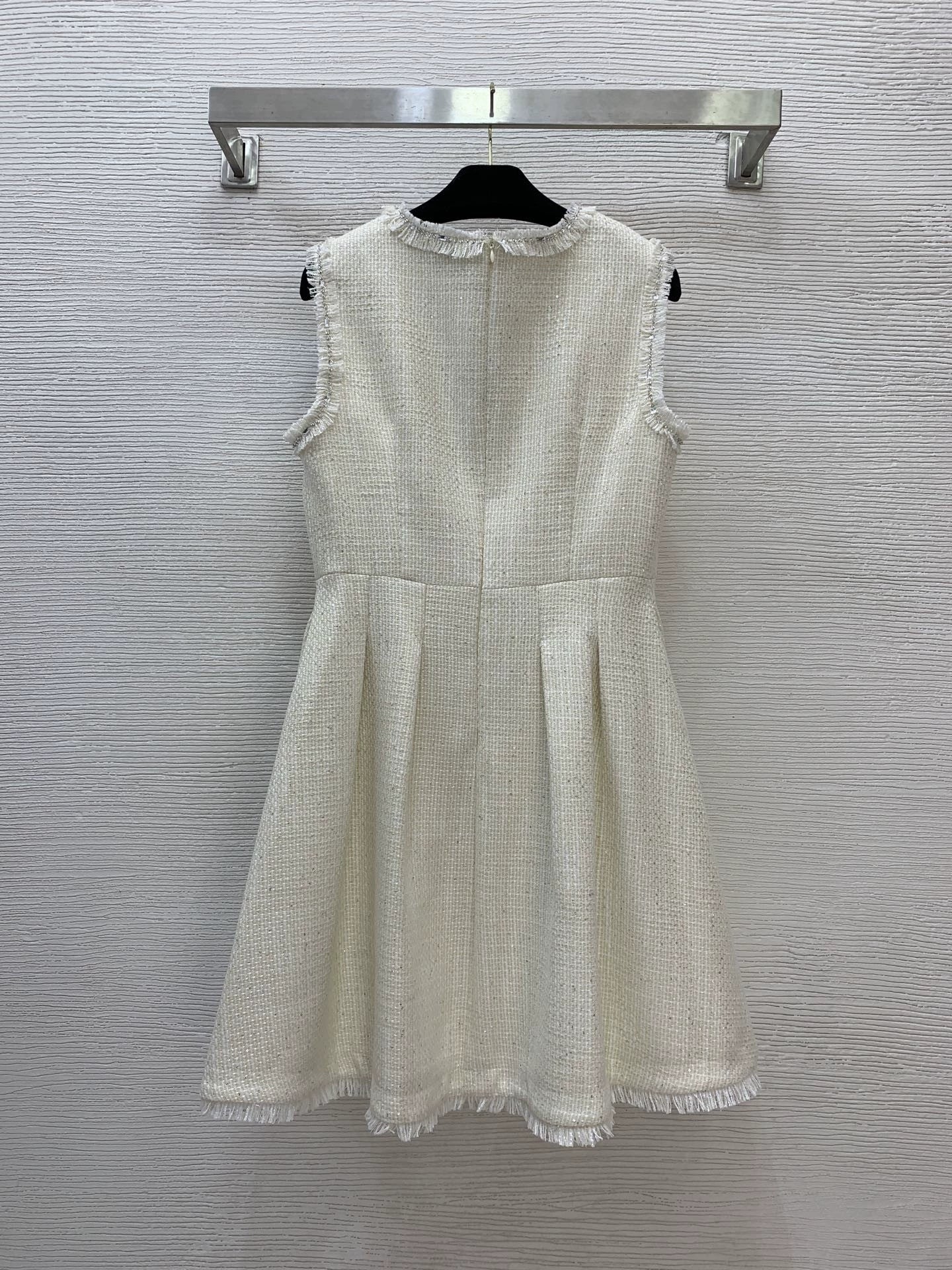 25fw Heavy industry diamond studded bead tassel skirt