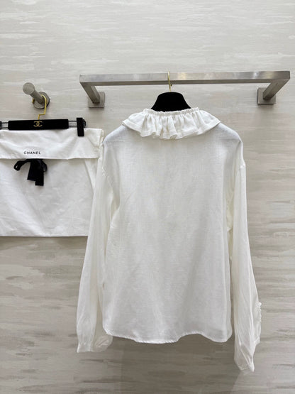 25fw Cotton and linen pleated shirt（Medieval Series）