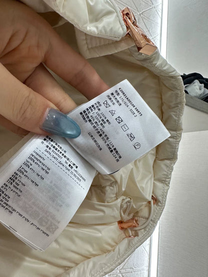 25fw Lingge embroidered spliced down jacket