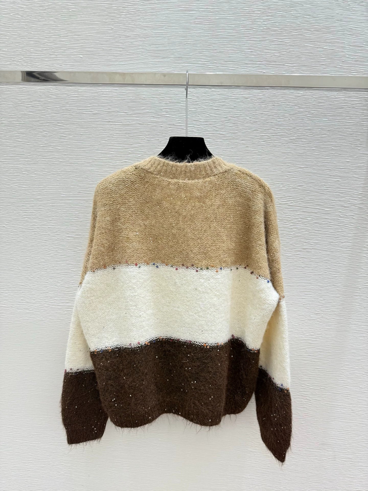 25fw Color blocked sweater