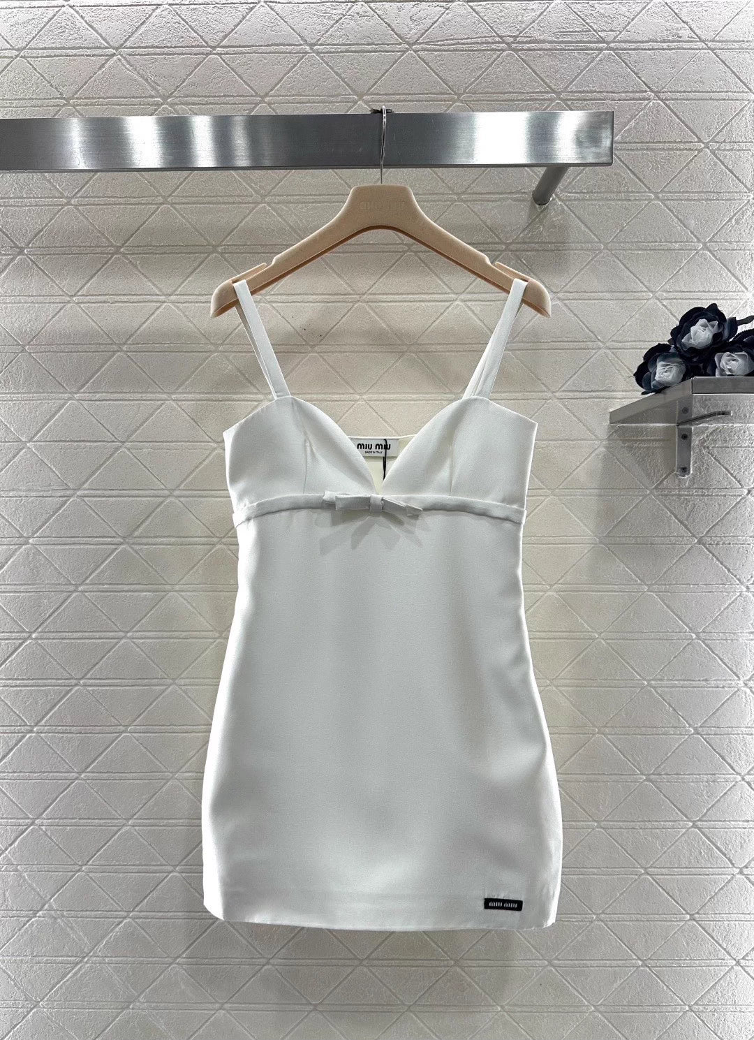 Bow-tie Braided Slip Dress