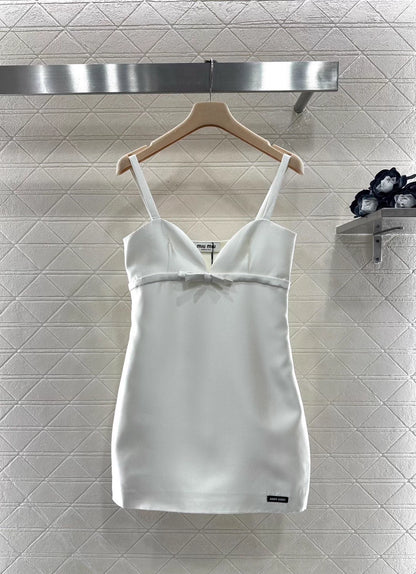 Bow-tie Braided Slip Dress