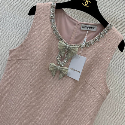 25fw Bow brooch decorative skirt