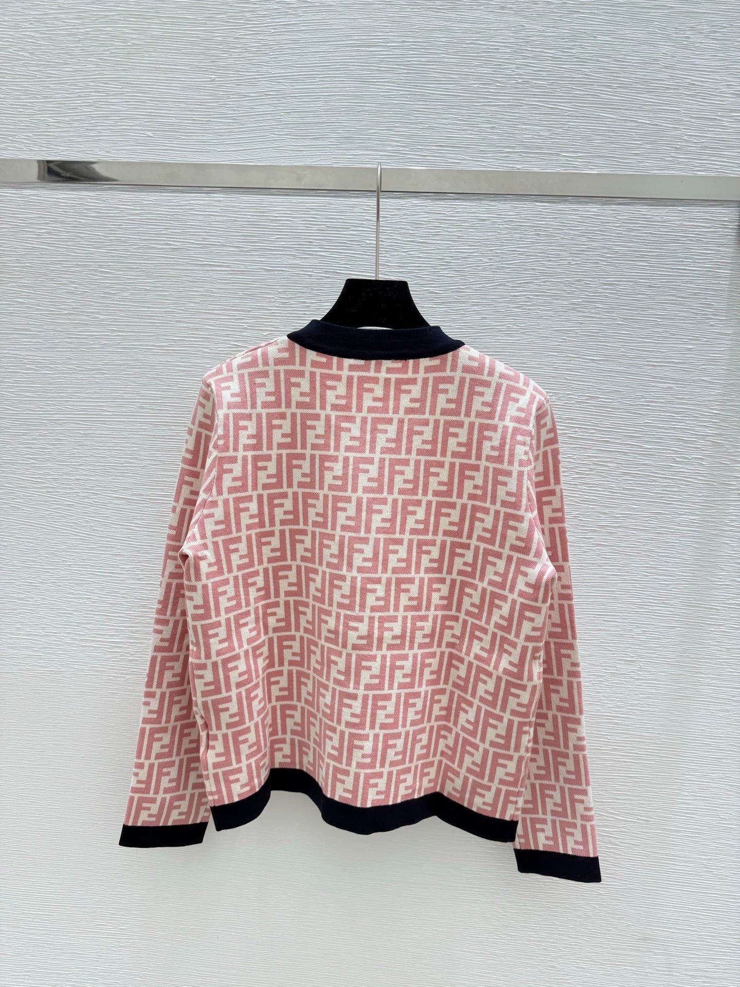 25fw Old flower knitted cardigan