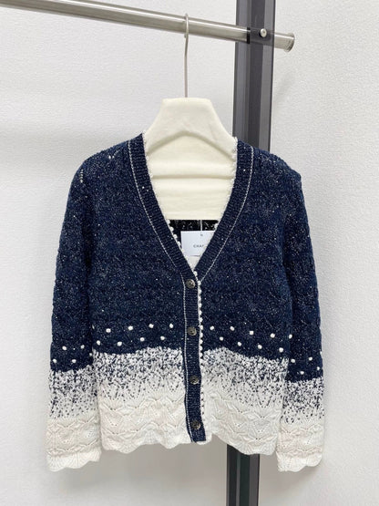 25fw Gradient Knitted Cardigan