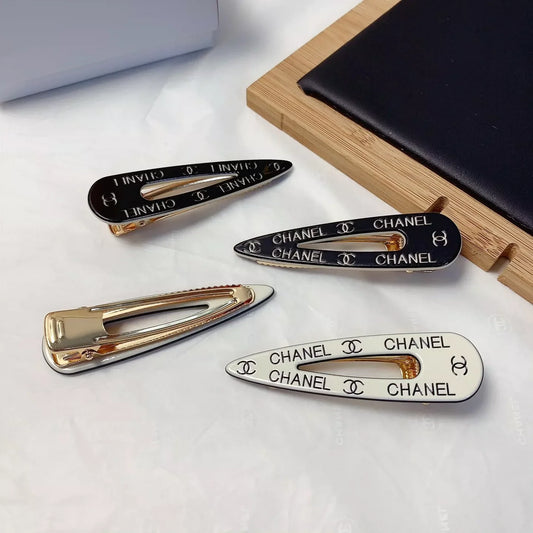 Acrylic logo hair clip