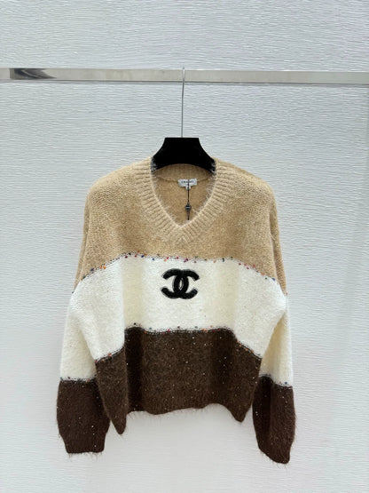25fw Color blocked sweater