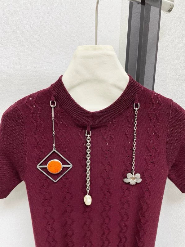 25fw Pendant ornament short sleeved