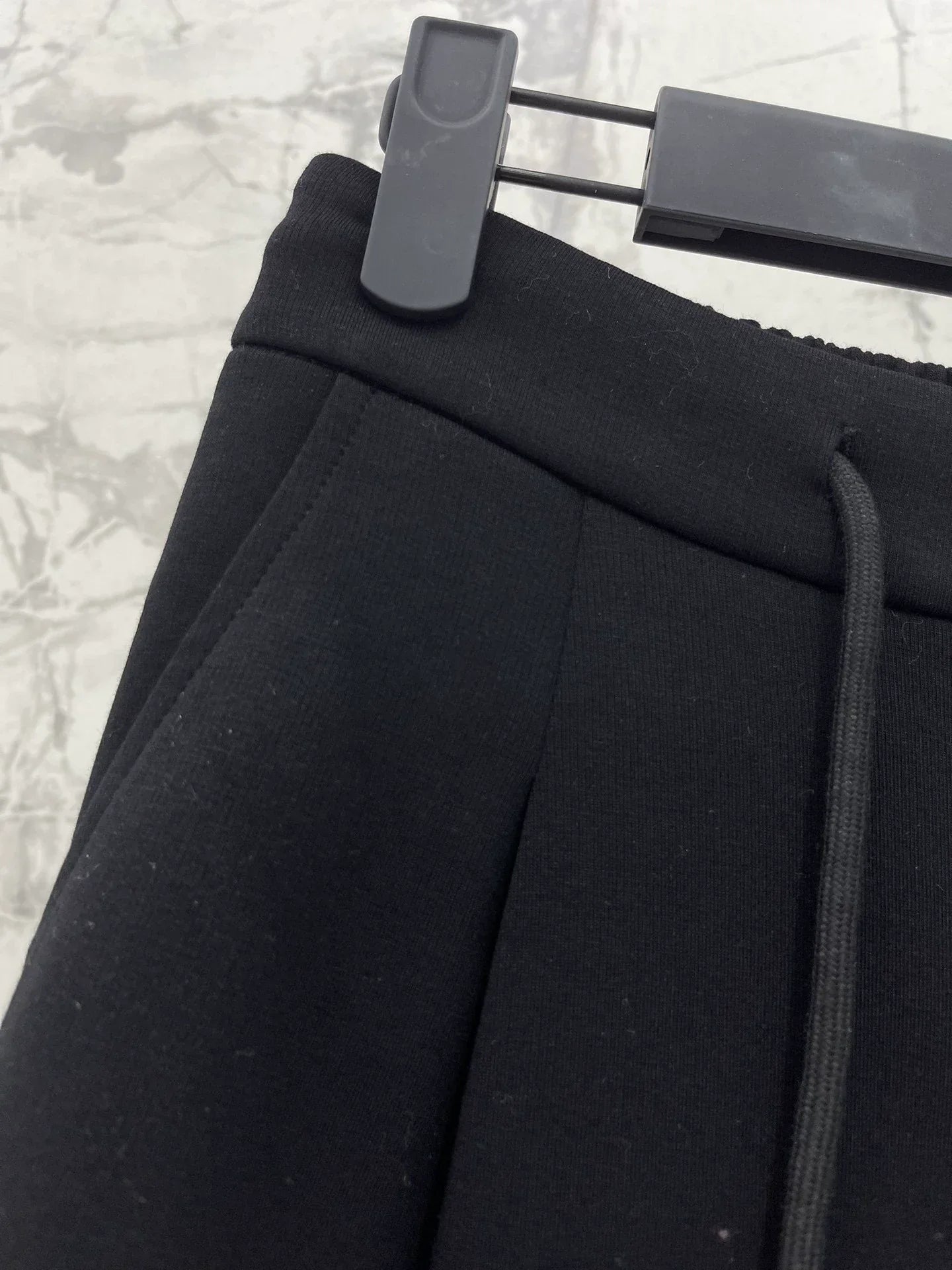 25fw Drawstring wide leg pants