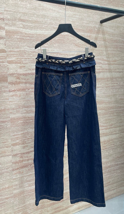 25fw Xiaoxiang lace hemp rope pants (vintage series)