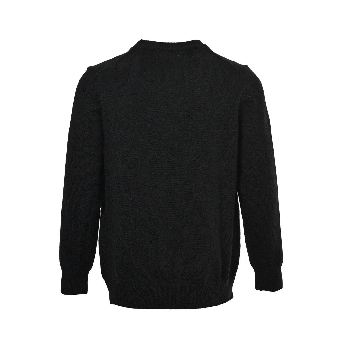 25fw Letter jacquard round neck sweater