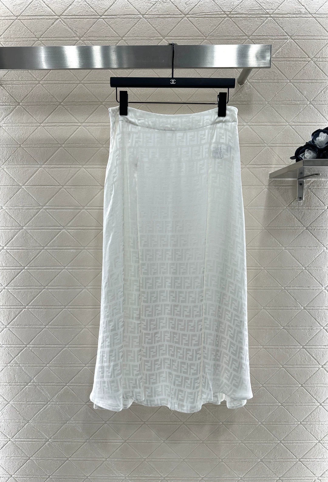 25fw Jacquard shirt half skirt set