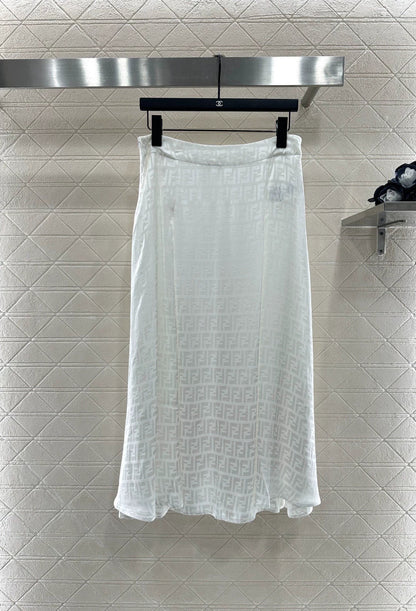 25fw Jacquard shirt half skirt set